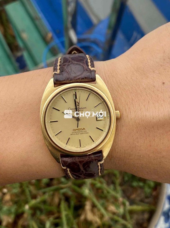 Đồng hồ Om3ga  Automatic Constellation vàng nam
