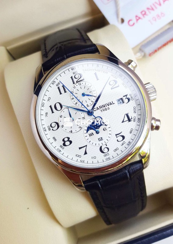 Siêu Phẩm Đồng Hồ Cơ Moonphase 6 Kim Chính Hãng ♧
