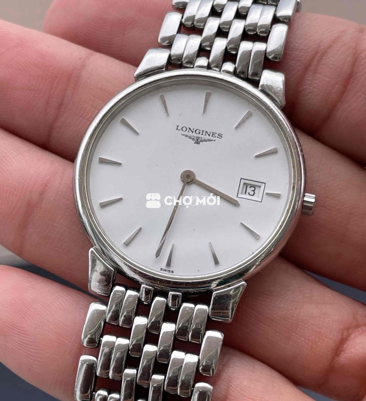 Longines chính hãng zin cả dây khoá máy pin