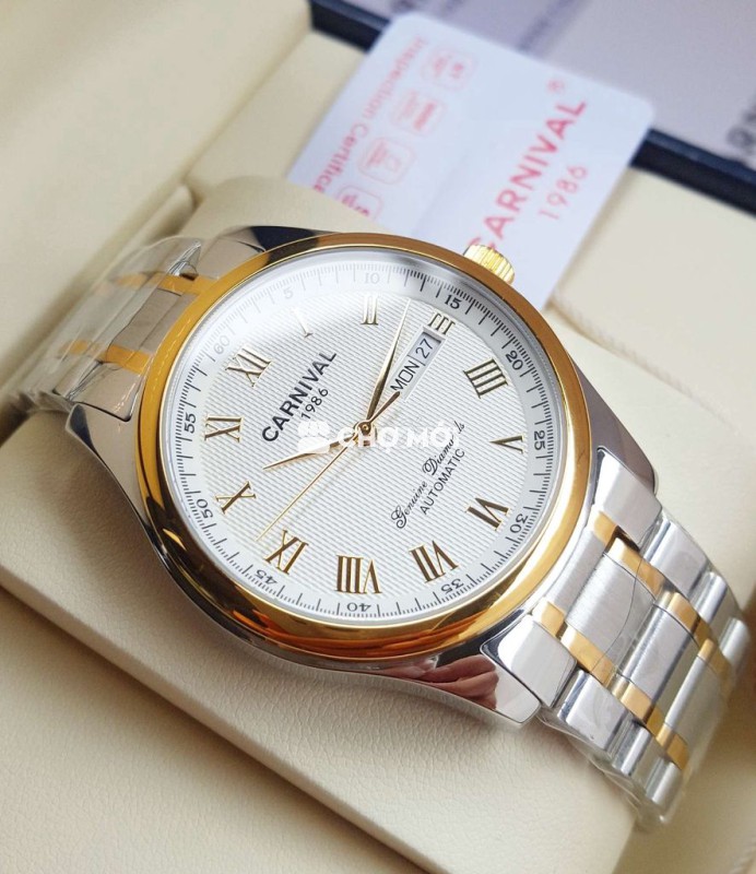 Đồng Hồ Cơ Lelocle Carnival 1986 Thép Đúc Demi ♧