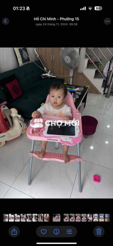 Bàn ăn dặm xài được mấy lần