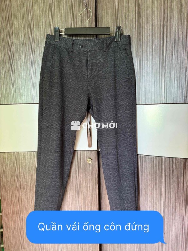 Bán lại quần vải phom ống côn size 30-32