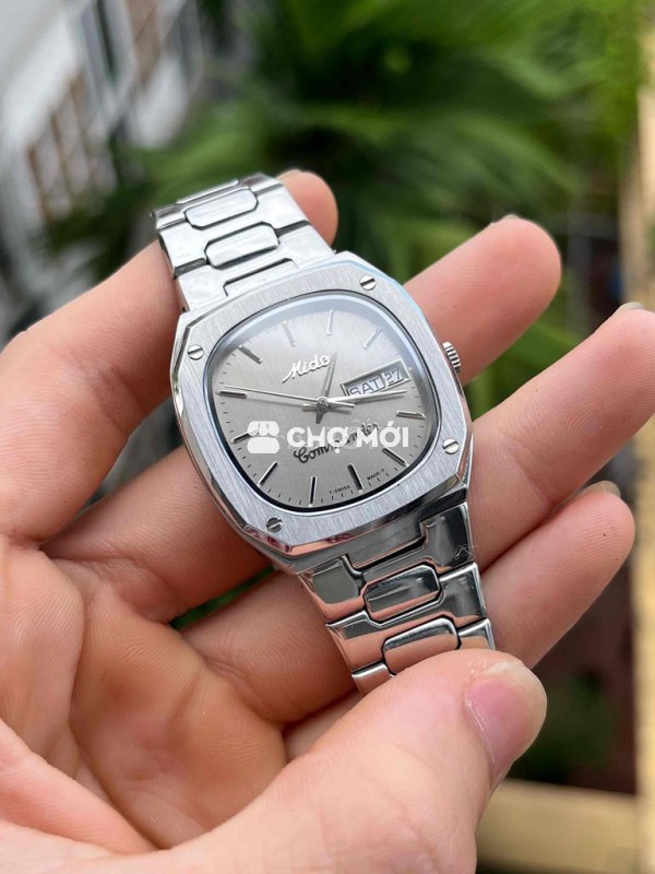 Đồng hồ Mido Commander Nam, thép không gỉ