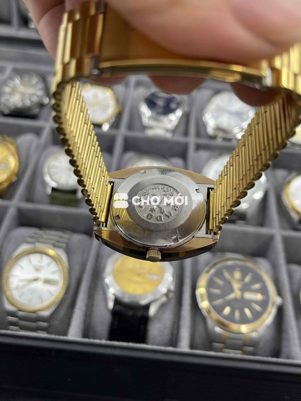 Đồng hồ Seiko Balboa Nam, kim loại vàng