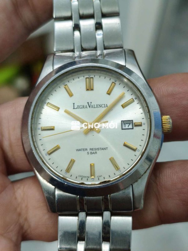 Đồng hồ nội địa Pháp, size 37mm, 1 lịch. Đáy xoáy