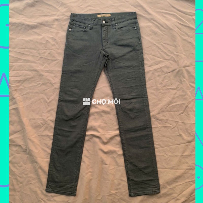 💢Quần Jean UNIQLO - màu xám rêu - size 31 - eo 82