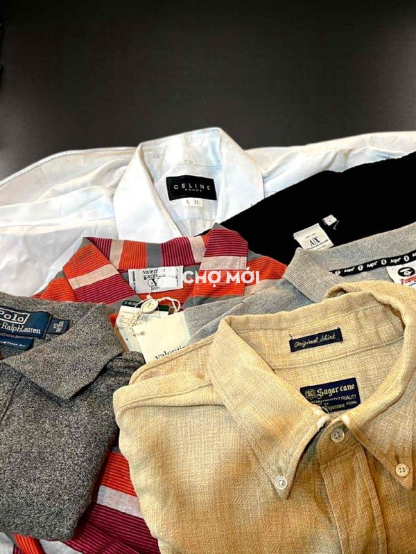 Lô áo Rl, Celine, bape, armani,salvatore,valentino