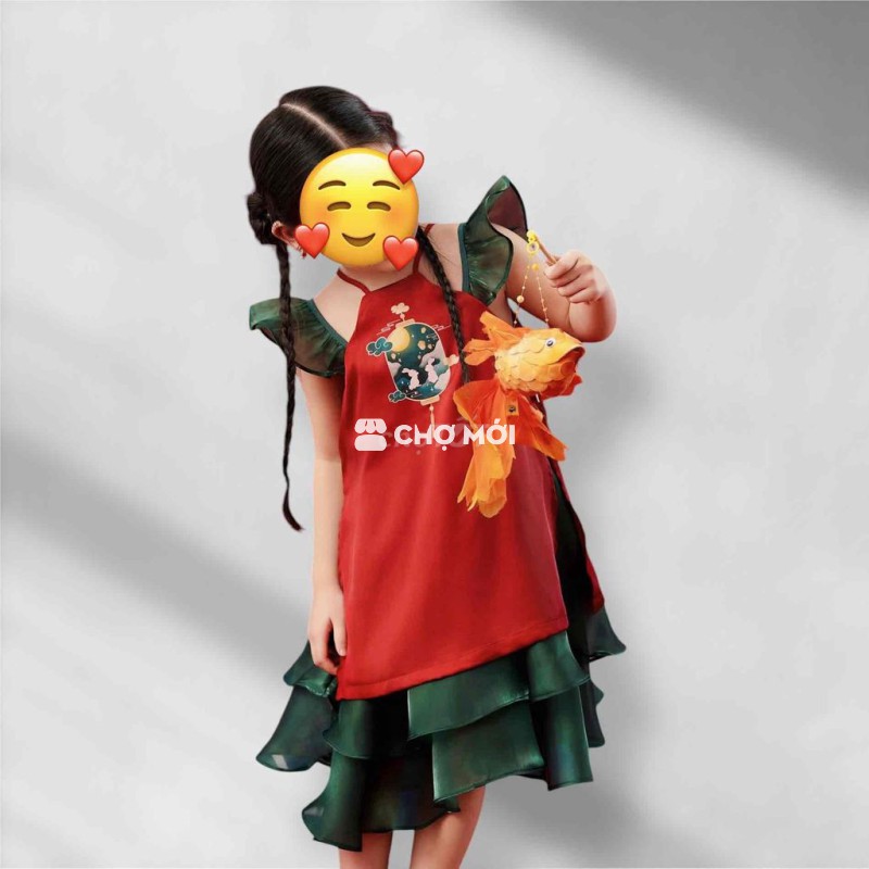 Đầm + Set Đồ Cho Bé Gái 10-12kg