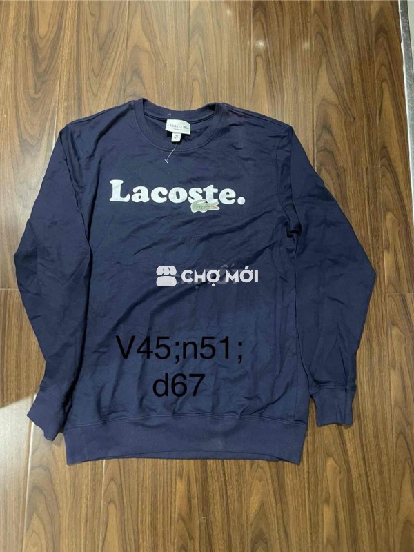 áo thu đông Lacoste size L 60-68kg