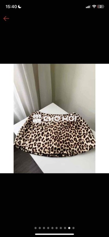 Chân váy da beo báo đốm size L