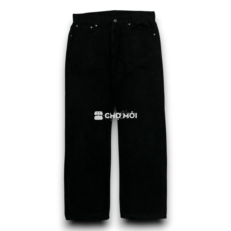 Vintage TOPVALU Black Denim Pants  .