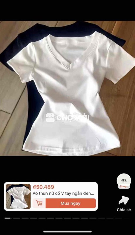 áo thun nữ cổ V