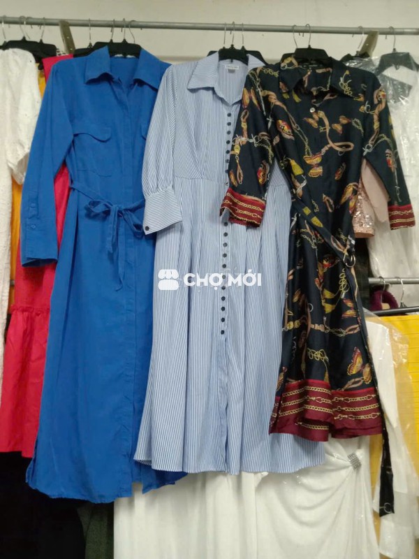 Đầm sơmi eo 80