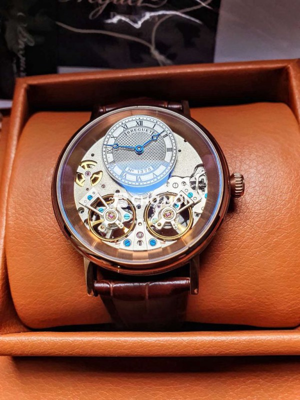 Đồng hồ cơ Breguet 𝐓𝐫𝐚𝐝𝐢𝐭𝐢𝐨𝐧 lộ cơ