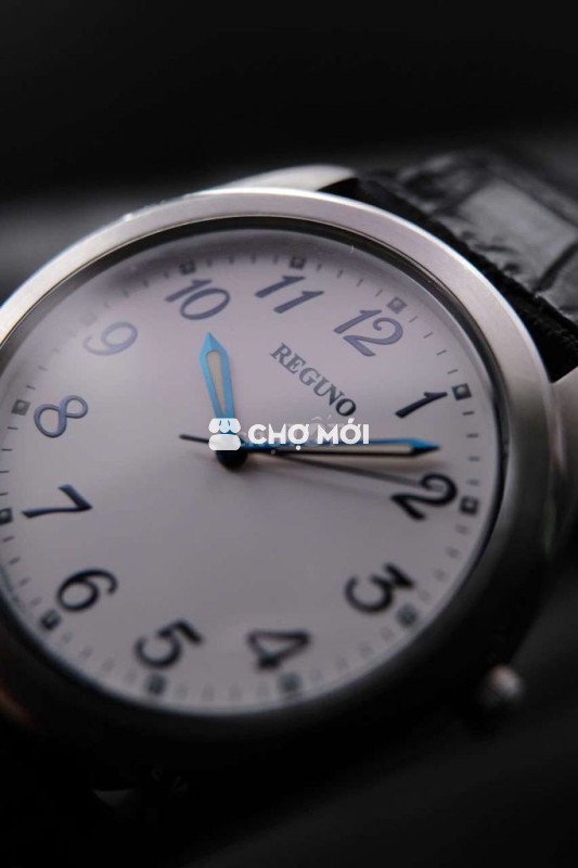 Đồng hồ Reguno kim cọc xanh nhẹ nhàng thanh lịch