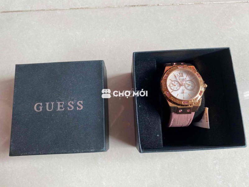 Đồng hồ Luxury đồng hồ Guess màu hồng dành cho nữ