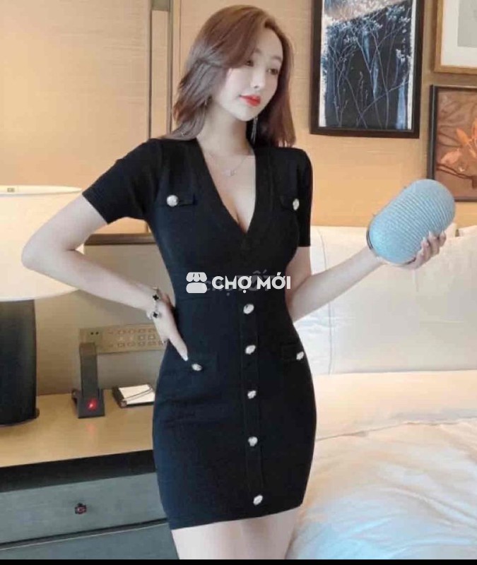 Đầm ôm body dáng ngắn, sexy, size S
