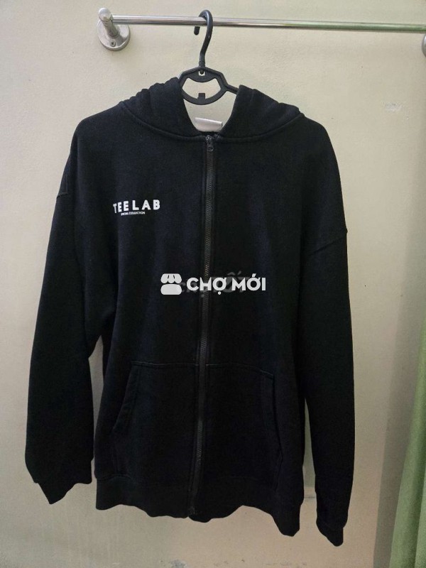 Áo Hoodie zip Teelab size XL