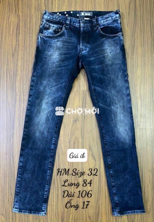jean nam HM, bụi đẹp 🍀Size 32 , bụi đẹp