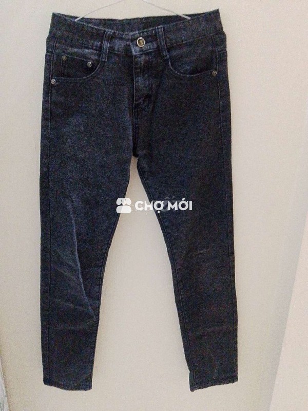 Quần jean xám nam hiệu *Phillip Plein*. Size 28-30