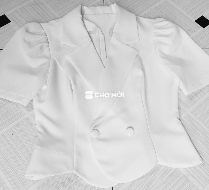Pass áo vest trắng công sở
