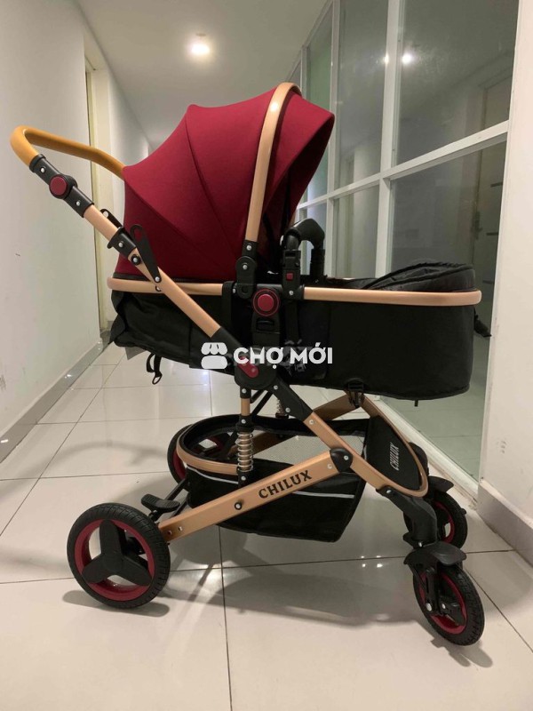 thanh lý xe đẩy nôi đa năng Chilux