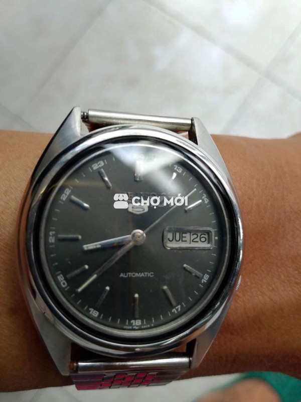 Seiko5 xưa auto, mới spa lau dầu thay dây