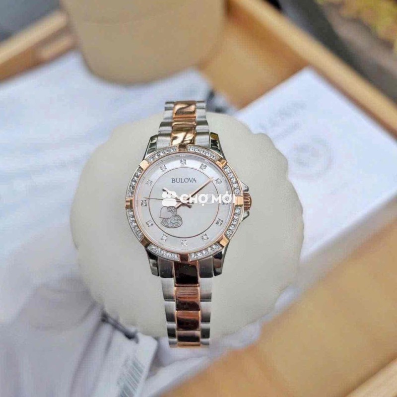 Set đồng hồ kèm nước hoa Bulova