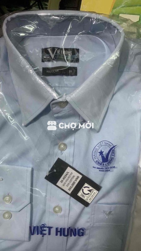 thanh lý 3 ÁO SƠ MI VIỆT HƯNG (mới 100%)