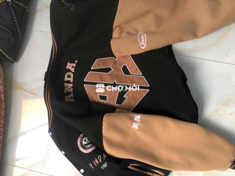 Áo khoác bomber nam nữ Pandax size L (50-80kg)