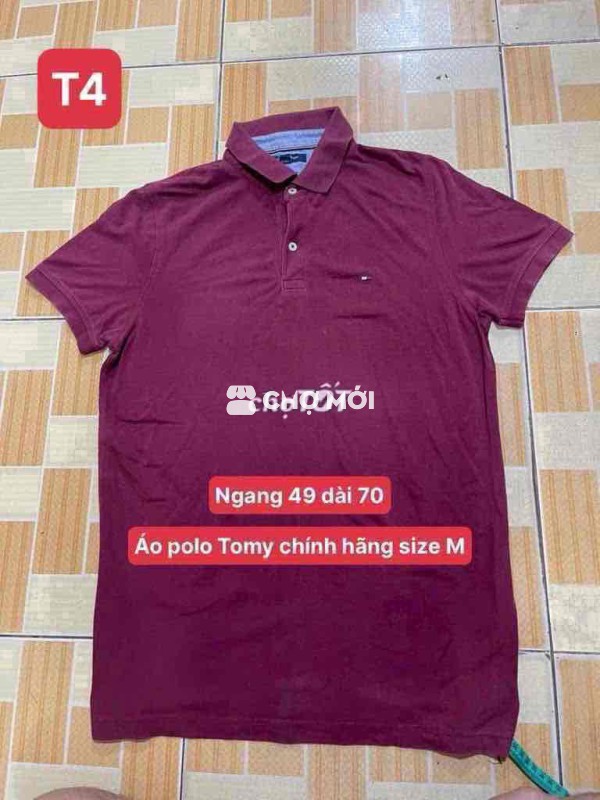 Áo polo Tomy size M chinh hãng