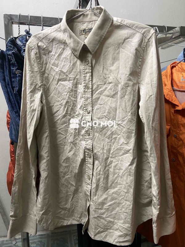 áo sơ mi BURBERRY chính hãng màu Be