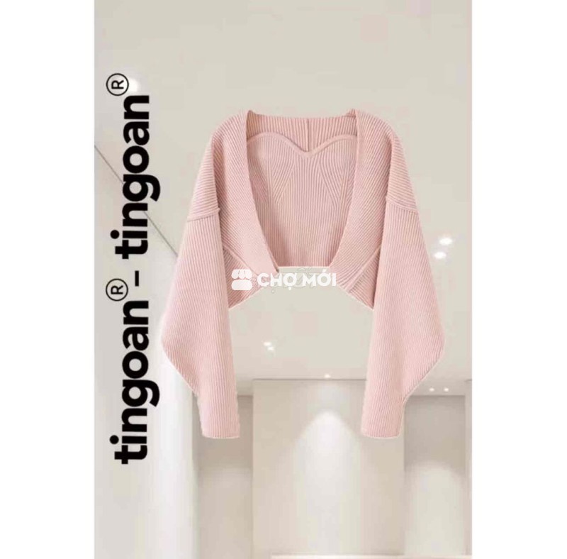 Set Áo Tingoan Len Xù  Hồng Nhạt - Way 2 Sexy
