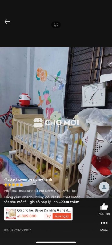 Giường cũi trẻ em