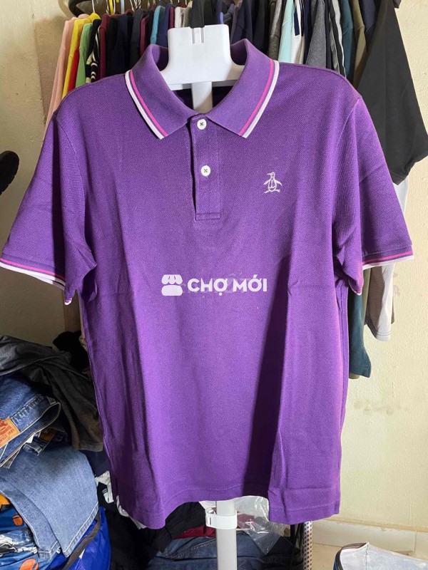 Áo Polo Munsingwear nam tay ngắn vải dệt kim