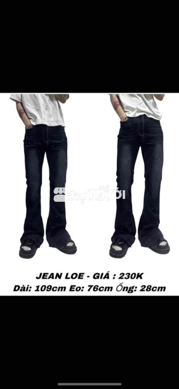 Quần jean loe