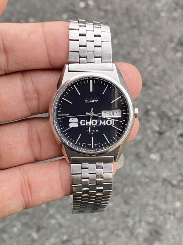 Đông hồ seiko type II chánh hãng mặt xanh size 36