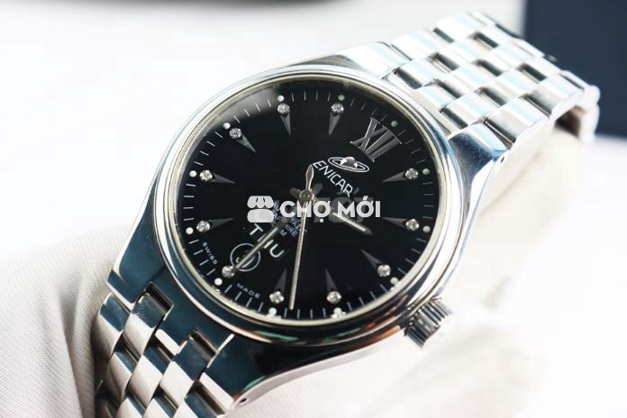 Enicar Automatic; Cọc đính 11v kim cương Size 39mm