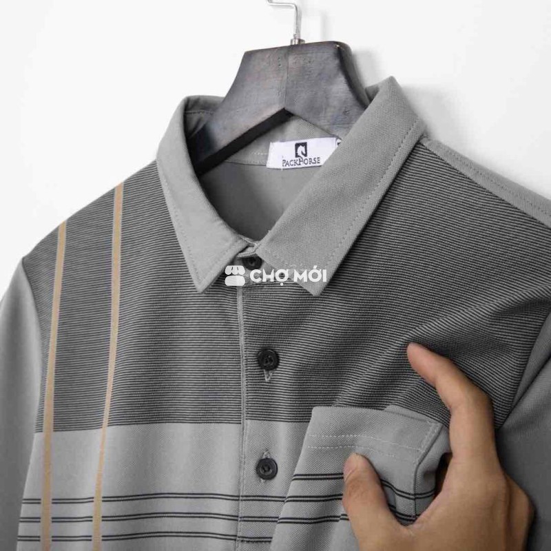 ÁO THUN CỔ BẺ THIẾT KẾ CAO CẤP POLO PACK  TÚI M1