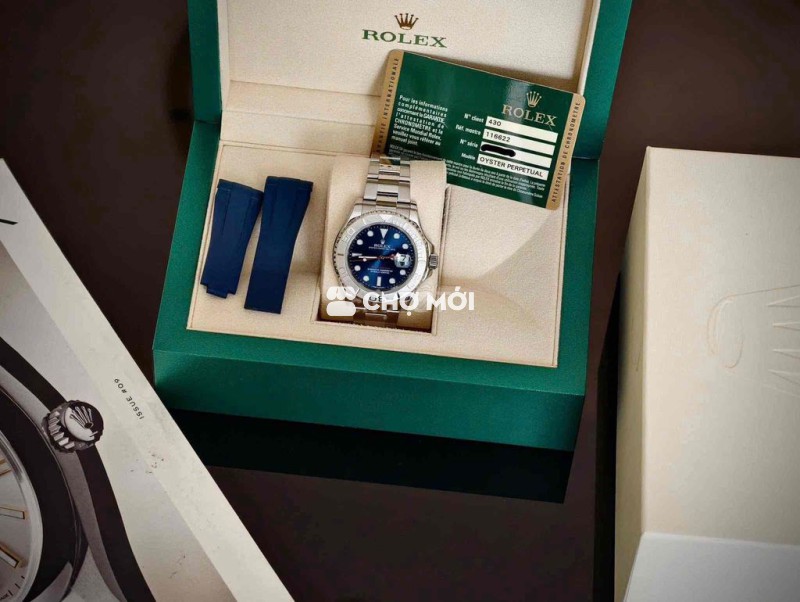 Rolex Yatch 116622 Blue Dial Platinium Bezel 40mm