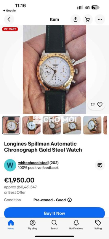 BÁN ĐỒNG HỒ LONGINES L7 996 5 CHÍNH HÃNG