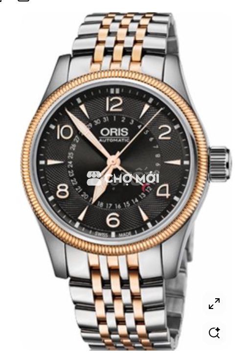 Đồng hồ Oris Big Crown Demi Vàng Đen 40mm Fullbox