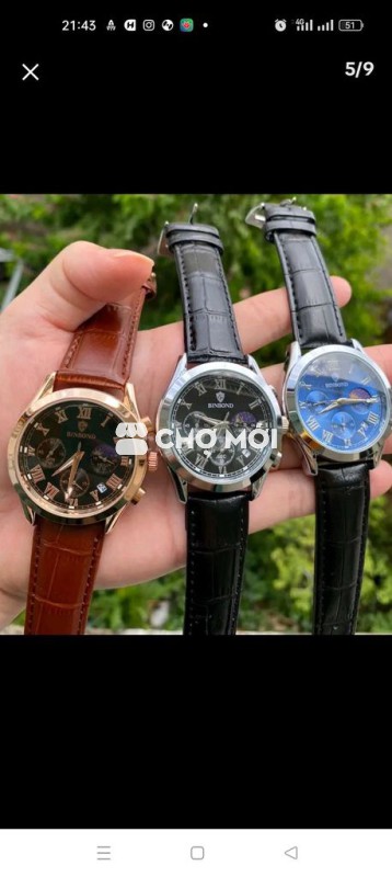ĐỒNG HỒ NAM Free ship BINBON 209K CHỐNG NƯỚC