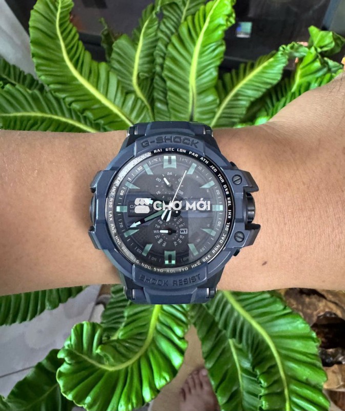 Casio Gshock GW-A1000 dây FC xanh đen rất mới đẹp