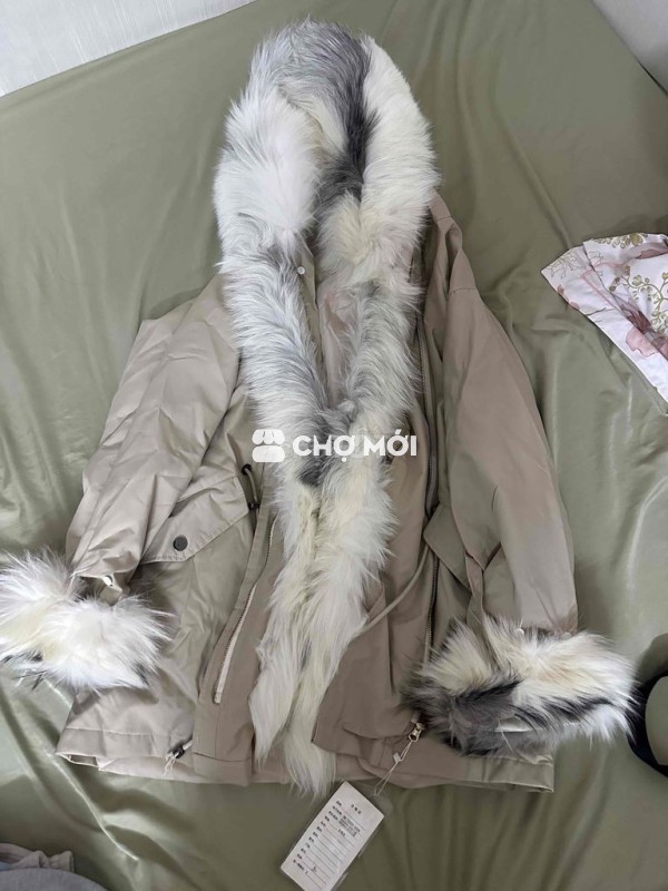 Áo khoác đông-lông thú ( lông thật)