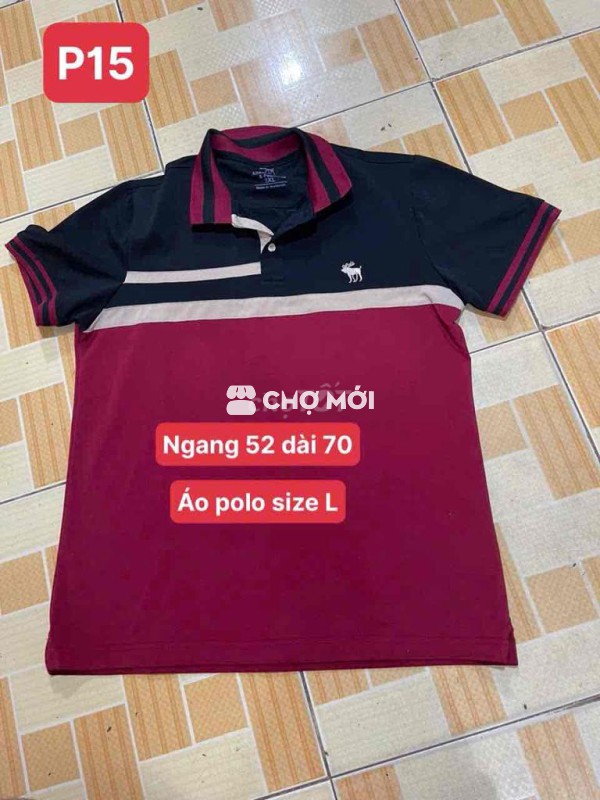 5 áo polo size L