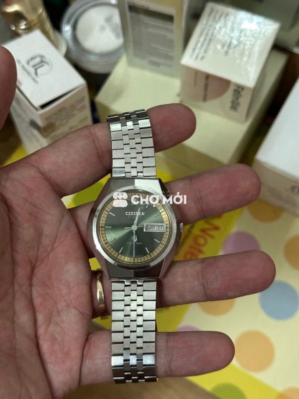 Đồng hồ chính hãng citizen crystron quartz 38mm