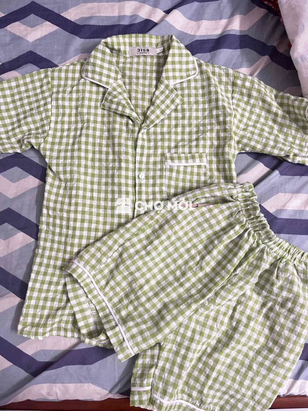 Set pijama vải đũi