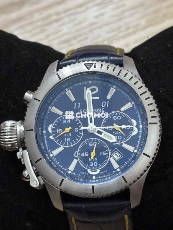 dong hổ 6kim fun sổ thẽ sezi 40mm chua tinh num