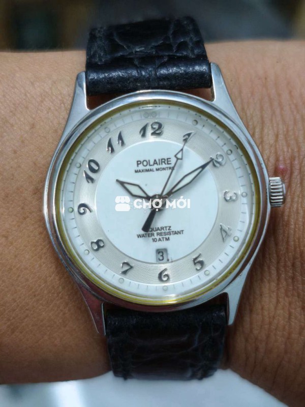 Đồng hồ Nhật,size 30mm, 1 lịch, mặt trong bằng bạc